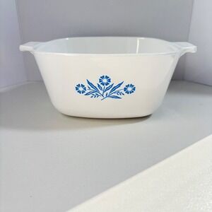Vintage Corning Ware Blue Cornflower Casserole Dish P-1 3/4-B NO LID Made in USA